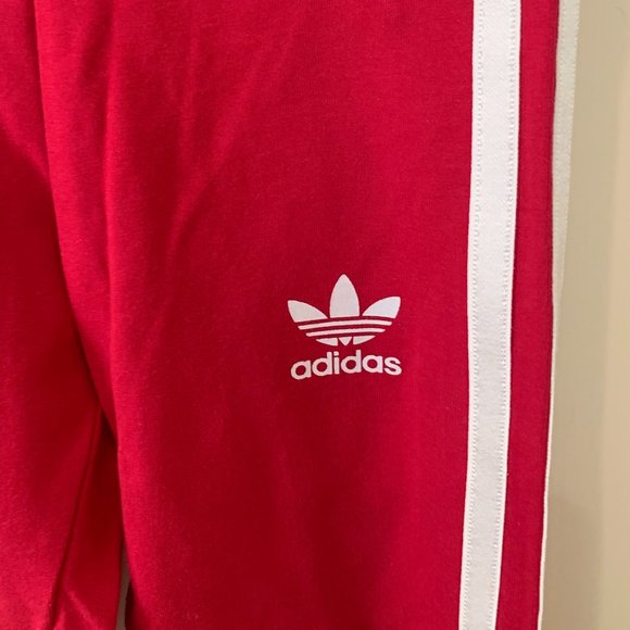 adidas Girl's Jogging Suit - Pink/White - Picture 9 of 10